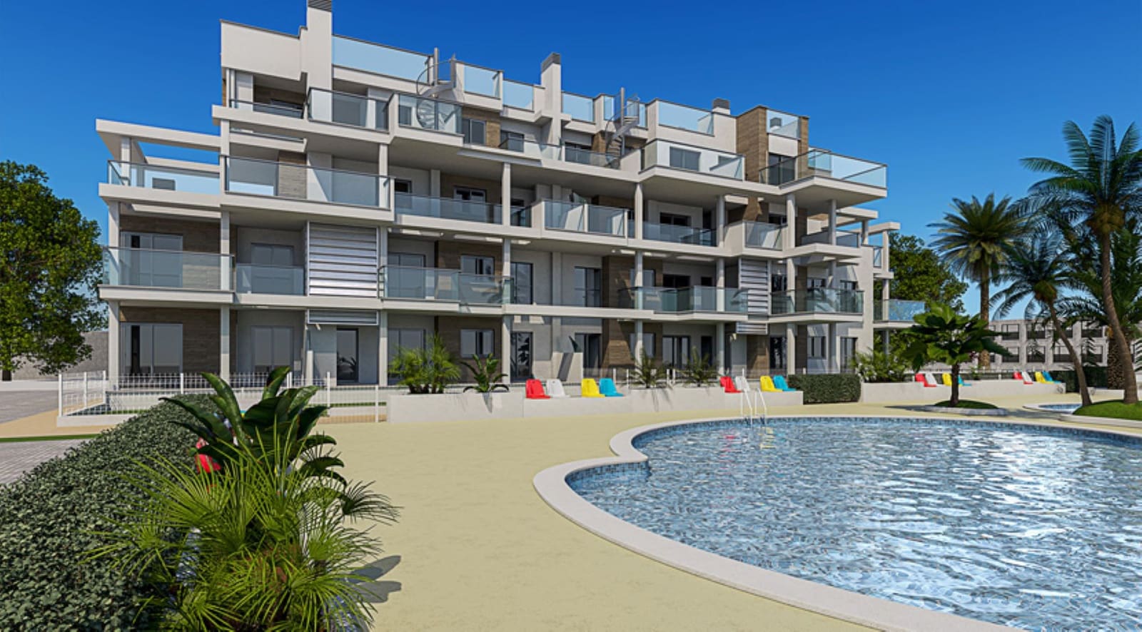 3 makuuhuone Kattohuoneisto myytävänä paikassa Denia mukana uima-altaan 
autotalli - 499 000 € (Ref: 9061204)