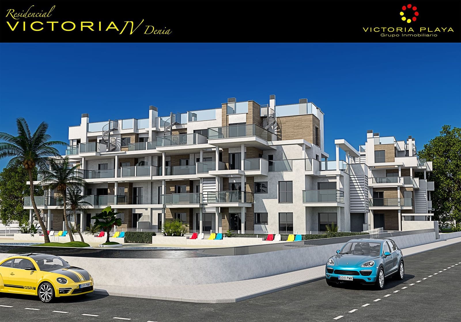 3 makuuhuone Kattohuoneisto myytävänä paikassa Denia mukana uima-altaan 
autotalli - 499 000 € (Ref: 9061204)