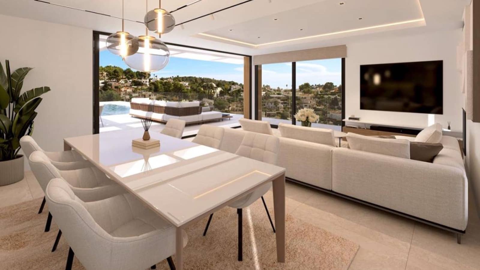 3 makuuhuone Huvila myytävänä paikassa Calpe / Calp mukana uima-altaan - 887 000 € (Ref: 9061210)