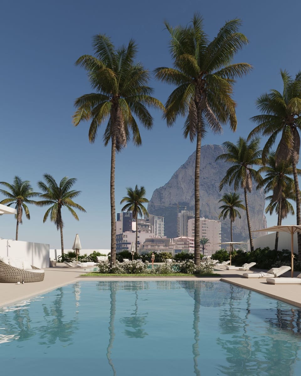 3 Zimmer Apartment zu verkaufen in Calpe / Calp mit Pool Garage - 476.000 € (Ref: 9096220)