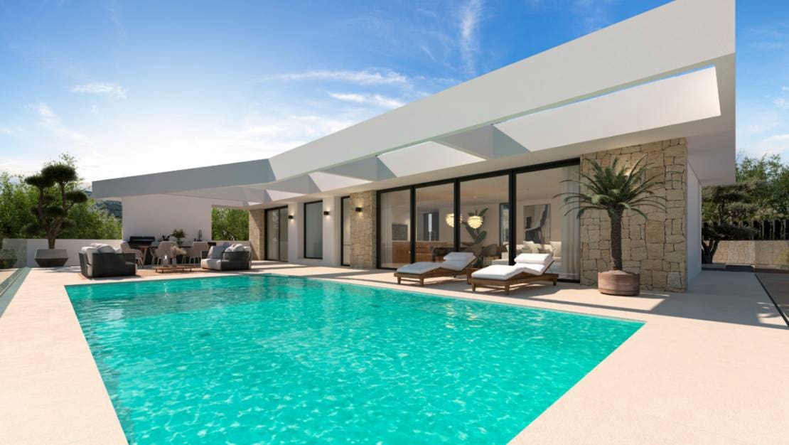 Chalet de 3 habitaciones en Calpe / Calp en venta con piscina garaje - 1.290.000 € (Ref: 9306699)