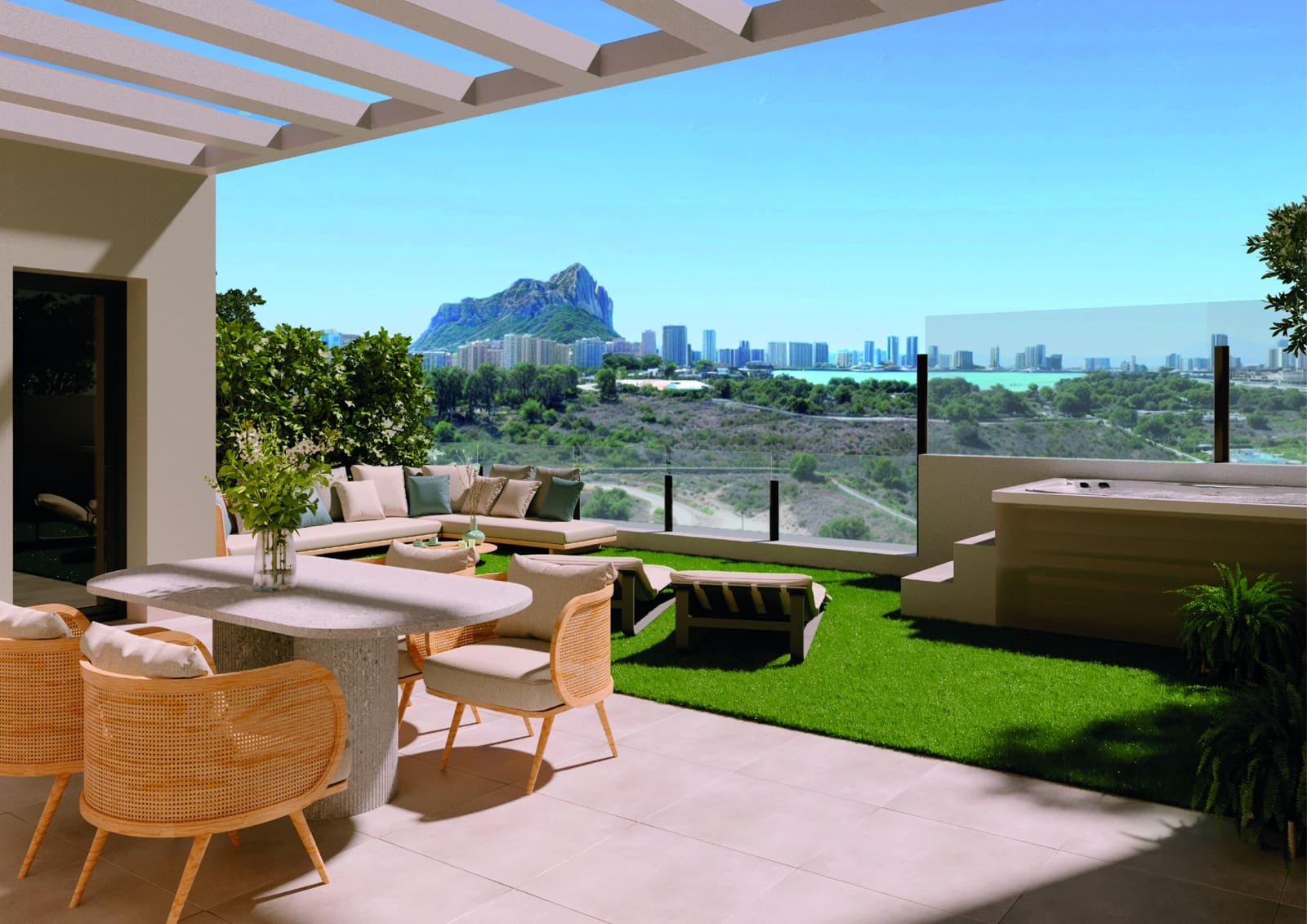 2 chambre Appartement à vendre à Calpe / Calp avec piscine - 360 000 € (Ref: 9855948)