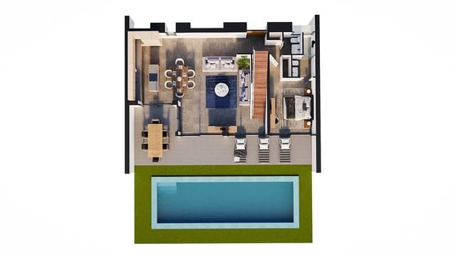 3 soverom Villa til salgs i Calpe / Calp med svømmebasseng garasje - € 1 099 000 (Ref: 9964095)
