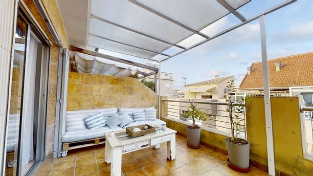 2 sovrum Takvåning att hyra i Las Piscinas Naturales, Torrevieja med garage - 1 100 € (Ref: 8992518)