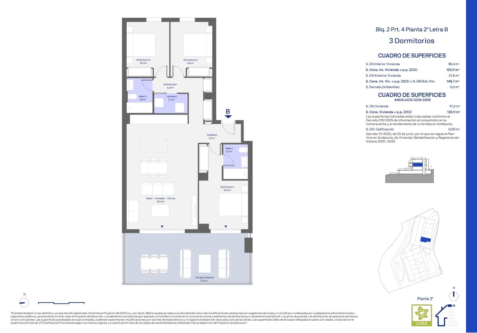 3 quarto Apartamento para venda em Estepona com piscina garagem - 421 000 € (Ref: 8843973)