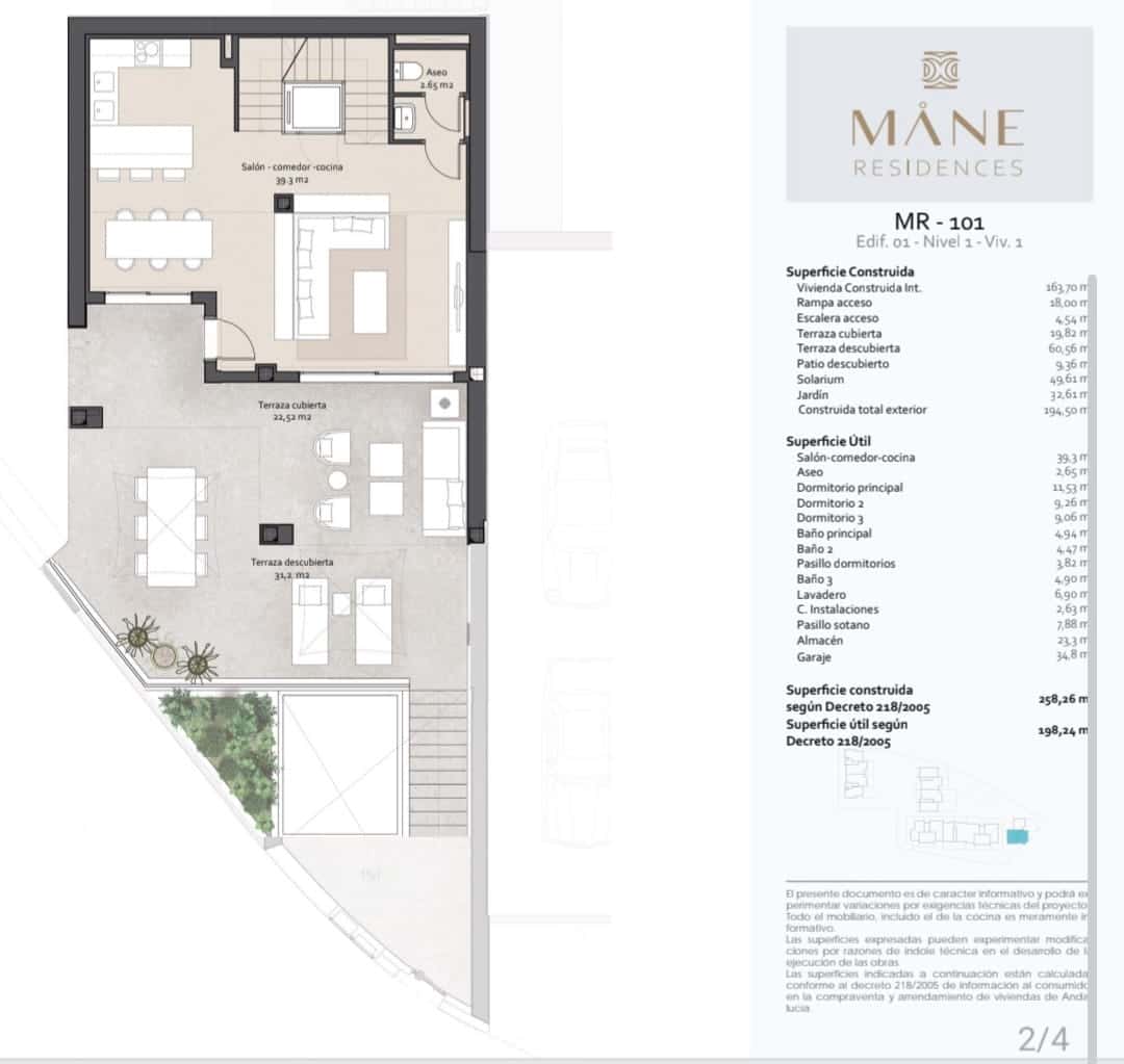 4 soveværelse Byhus til salg i Benalmadena med swimmingpool garage - € 699.000 (Ref: 8866294)