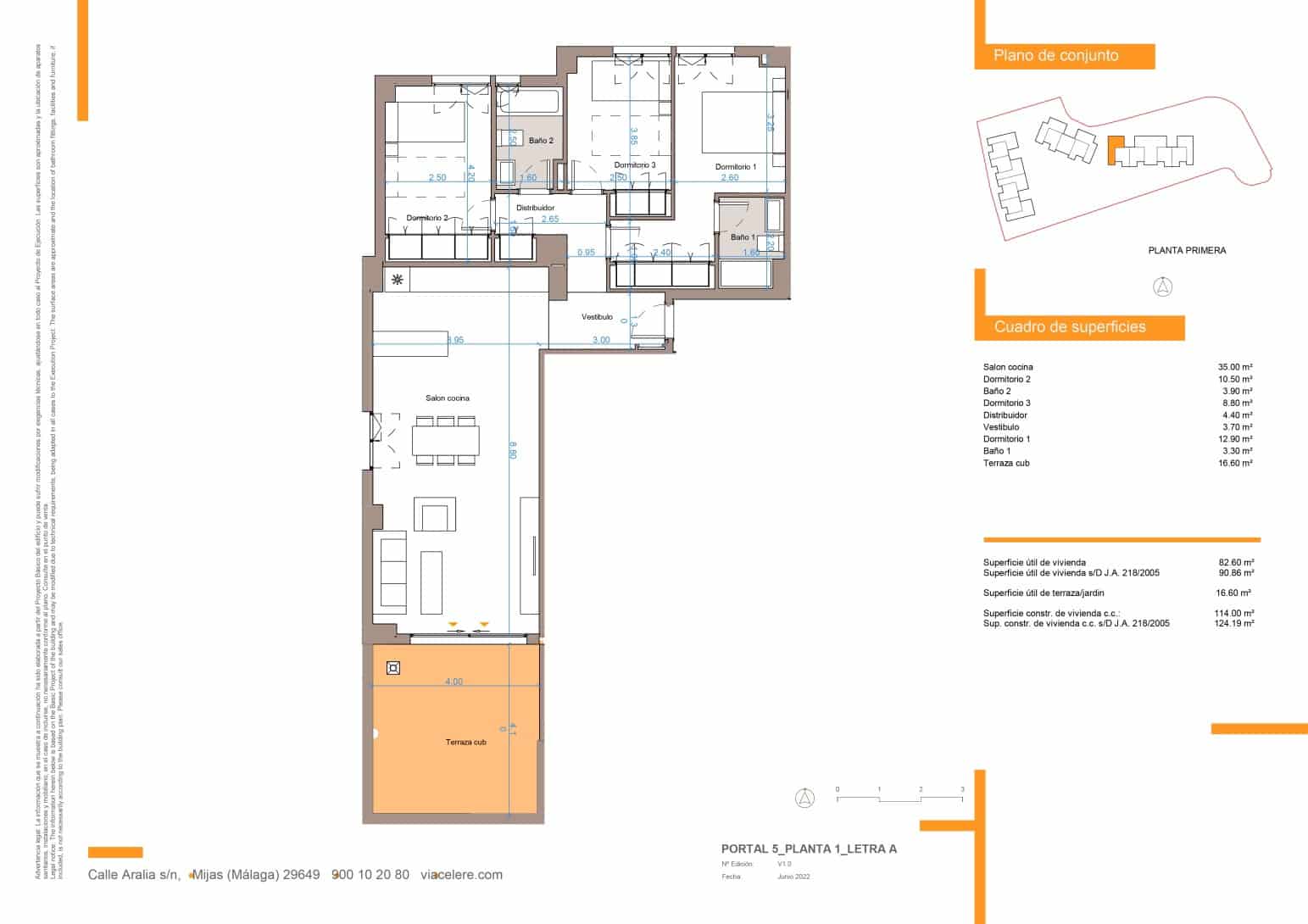 3 soverom Leilighet til salgs i Mijas med svømmebasseng - € 494 300 (Ref: 8909705)