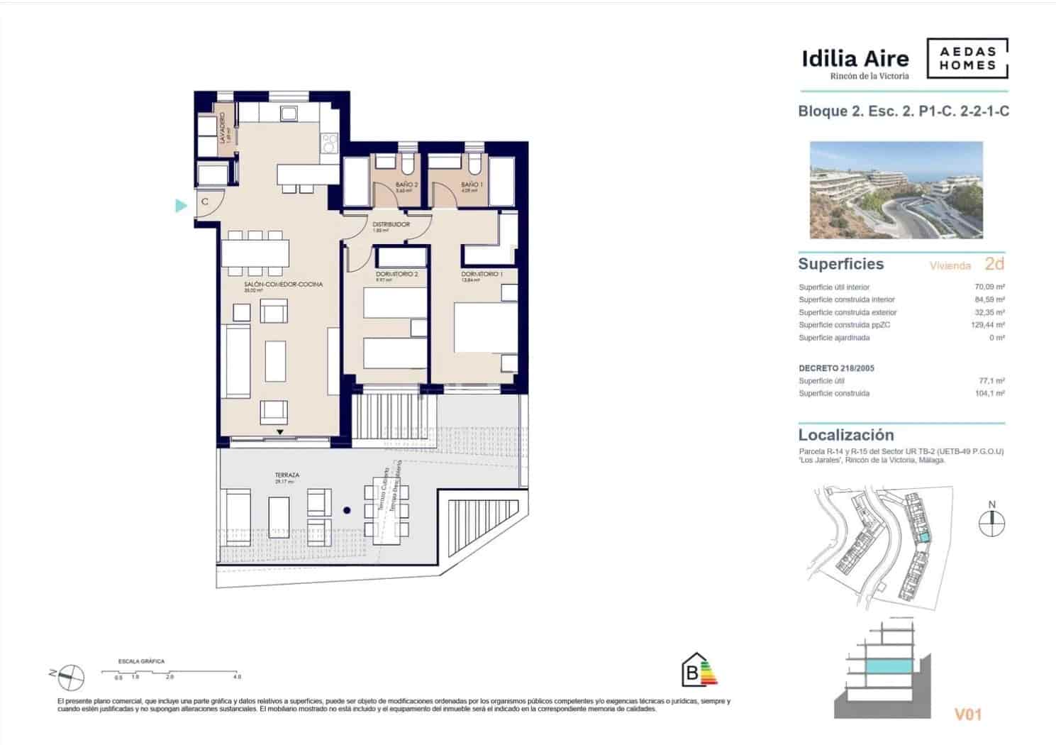 2 soveværelse Lejlighed til salg i Rincon de la Victoria med swimmingpool - € 431.000 (Ref: 8917252)