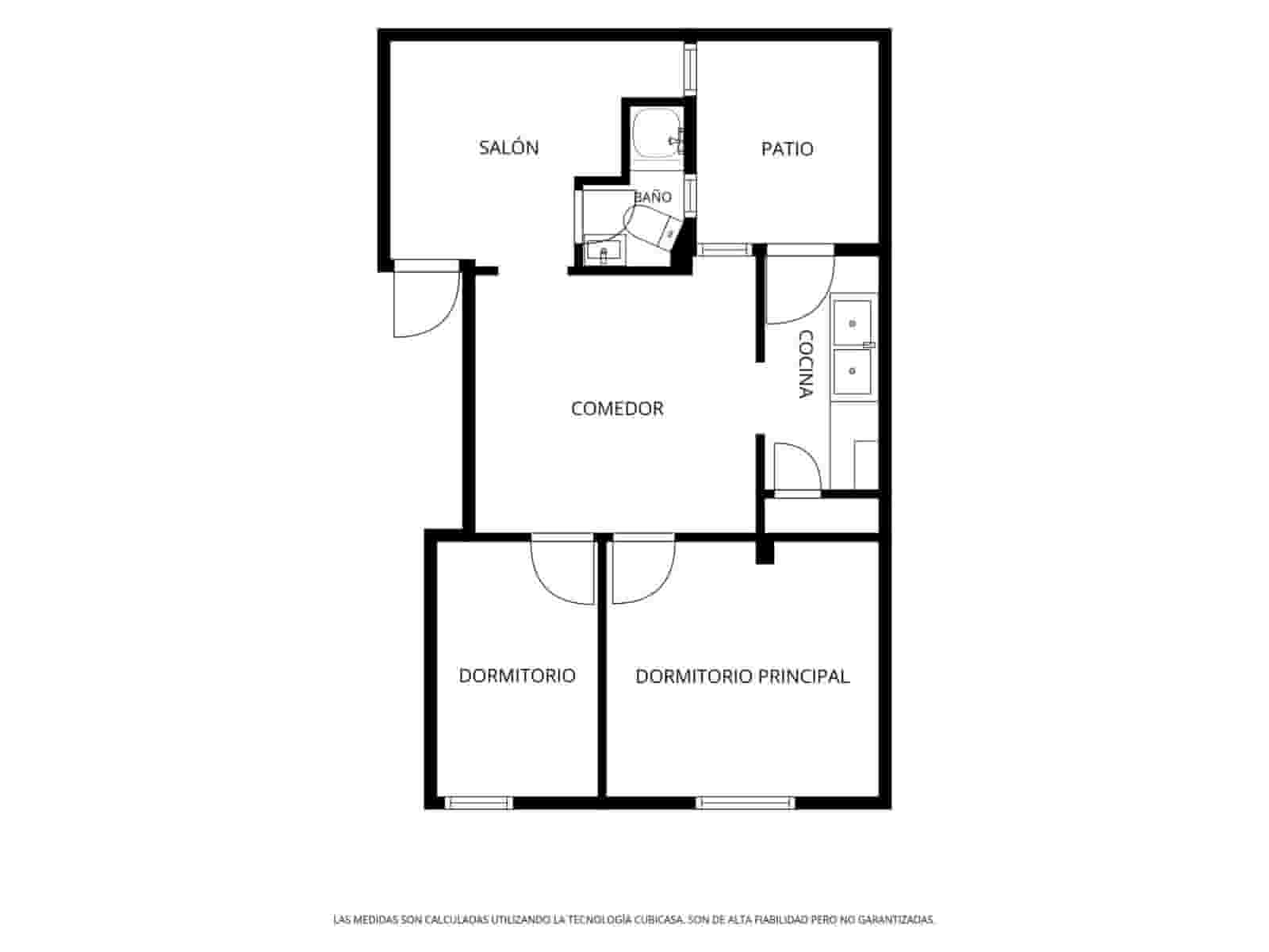 Piso de 2 habitaciones en Burjassot en venta - 125.000 € (Ref: 10180858)