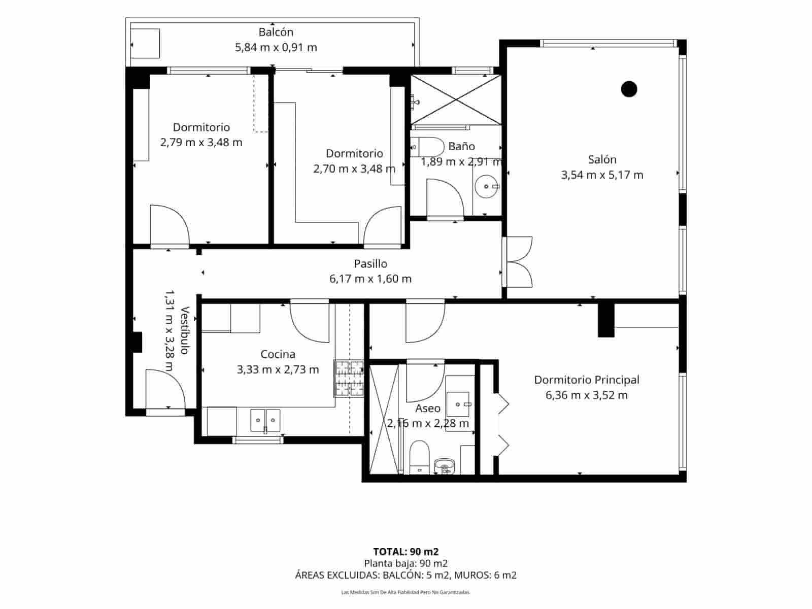 3 soverom Leilighet til salgs i Burjassot med garasje - € 259 000 (Ref: 10180860)