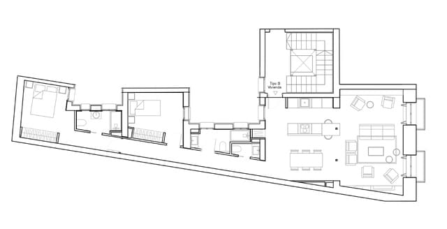 2 camera da letto Appartamento in vendita in Madrid città con piscina - 1.975.000 € (Rif: 10045531)