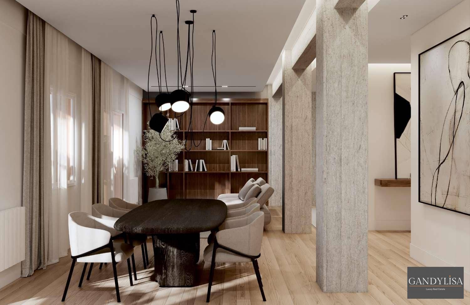 4 camera da letto Appartamento in vendita in Madrid citta con garage - 4.850.000 € (Rif: 9014516)