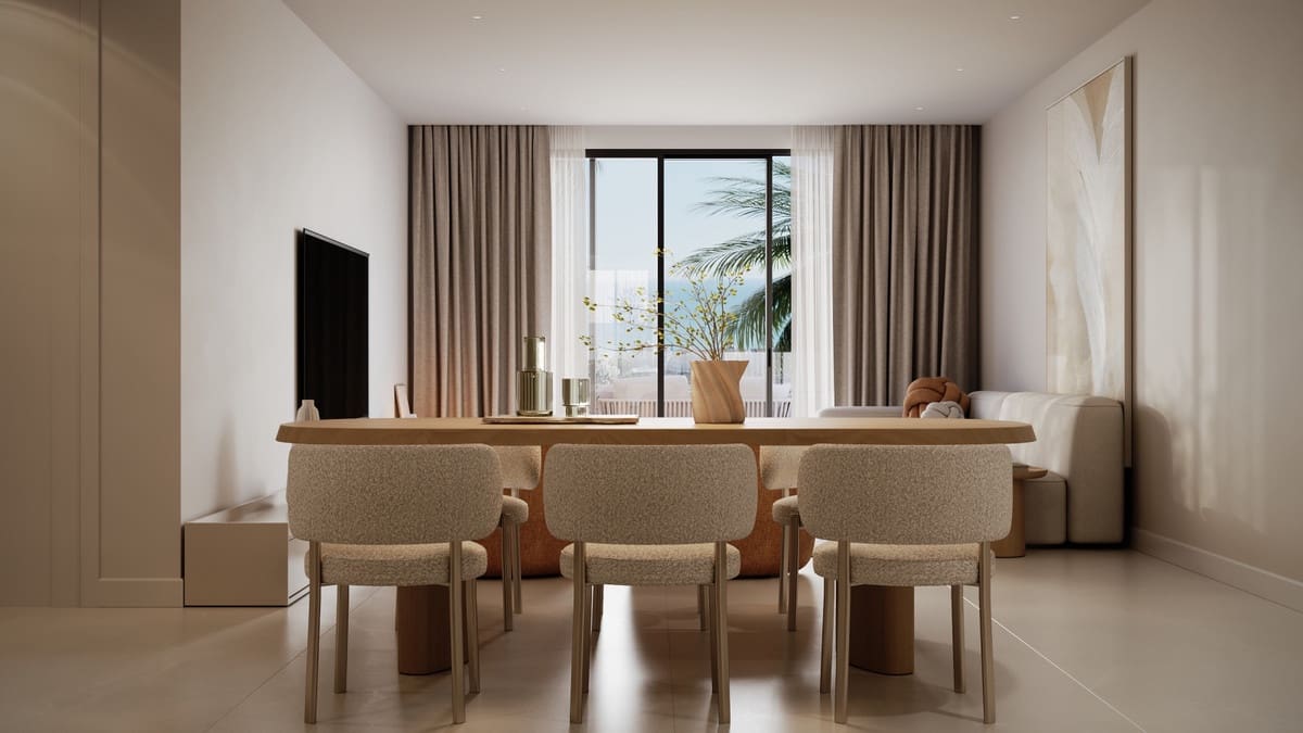 2 sypialnia Apartament na sprzedaż w New Golden Mile z basenem garażem - 799 000 € (Ref: 8997122)