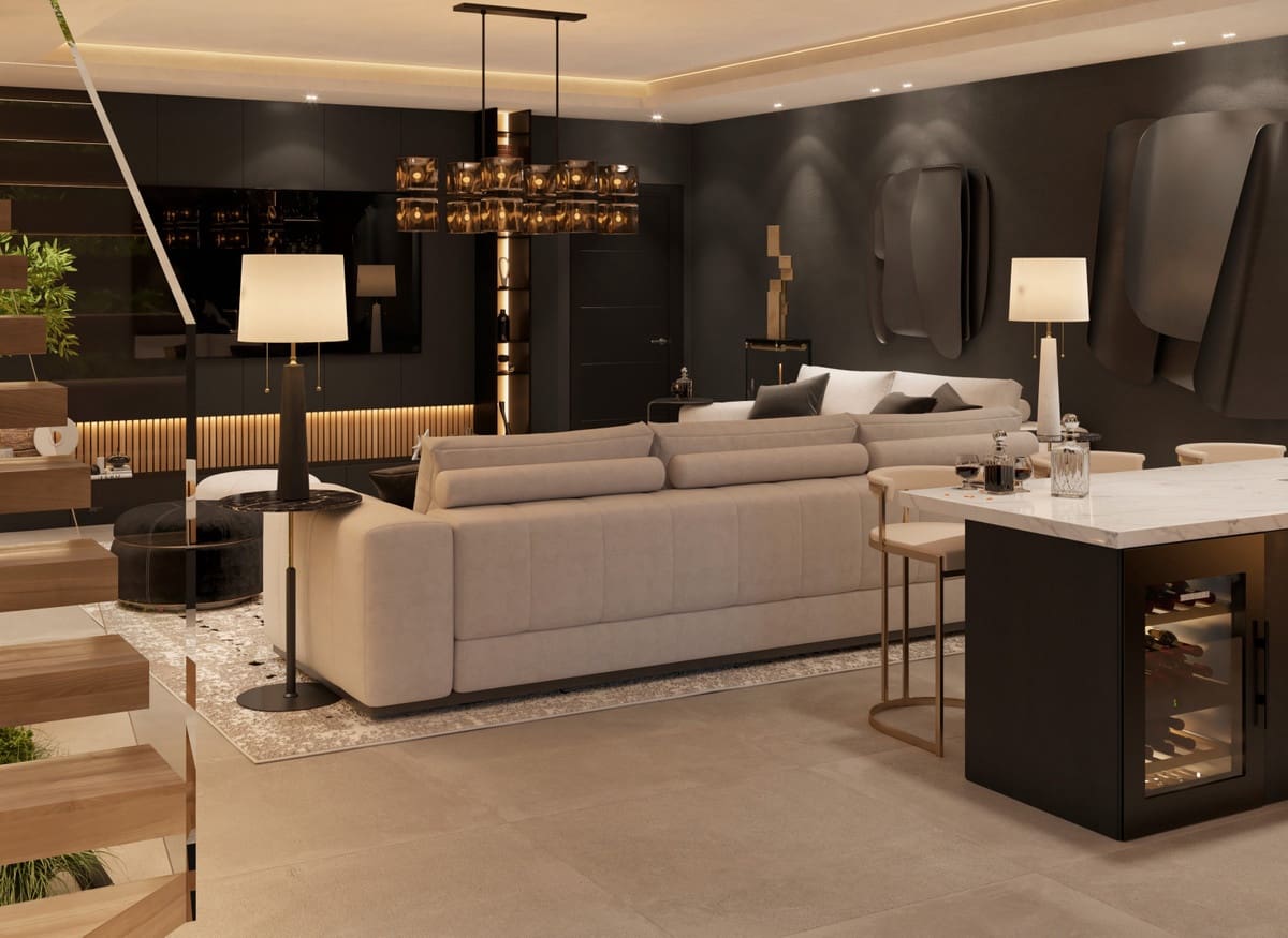 4 chambre Villa/Maison à vendre à Golden Mile avec piscine garage - 2 500 000 € (Ref: 8997139)