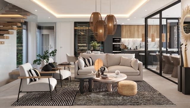 4 soverom Villa til salgs i Golden Mile, Marbella med svømmebasseng garasje - € 2 500 000 (Ref: 8997139)