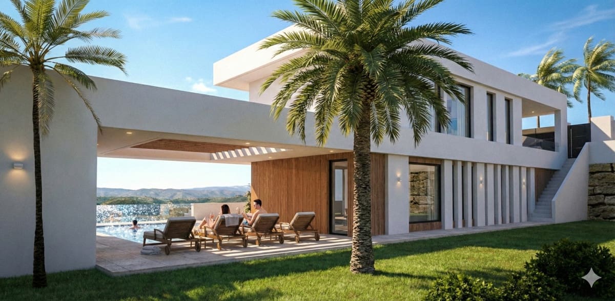 4 Zimmer Haus zu verkaufen in Mijas Costa mit Pool Garage - 995.000 € (Ref: 9637942)