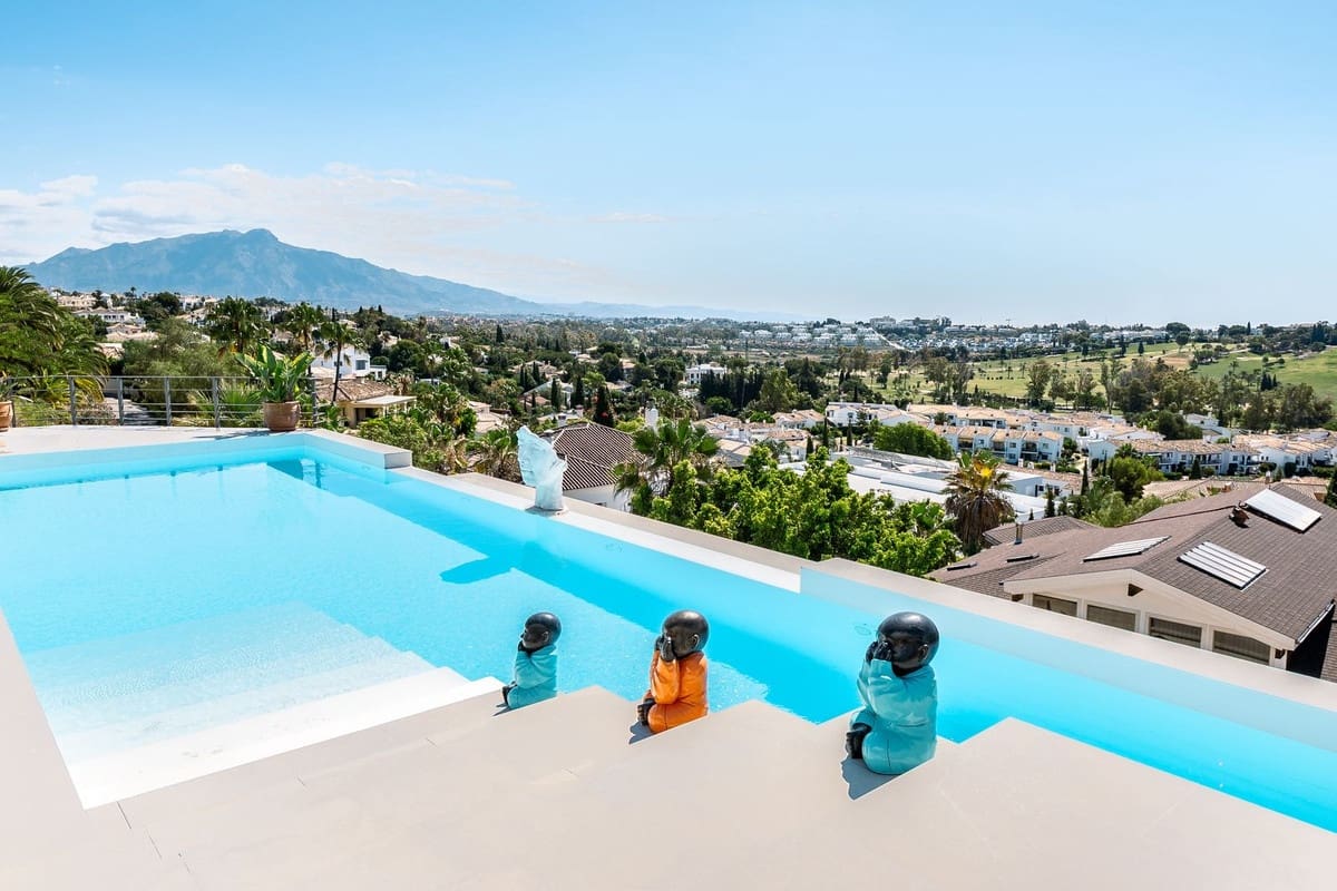 6 sypialnia Willa na kwatery wakacyjne w Benahavis z basenem garażem - 18 500 € (Ref: 9121453)