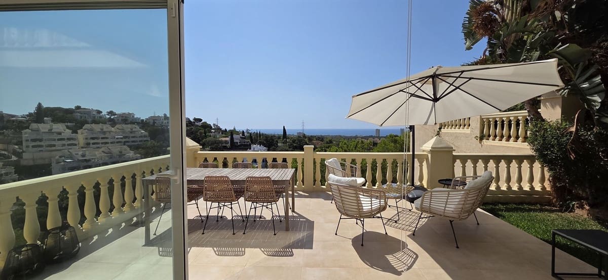 3 bedroom Semi-detached Villa for rent in Elviria with pool garage - € 4,250 (Ref: 9378423)