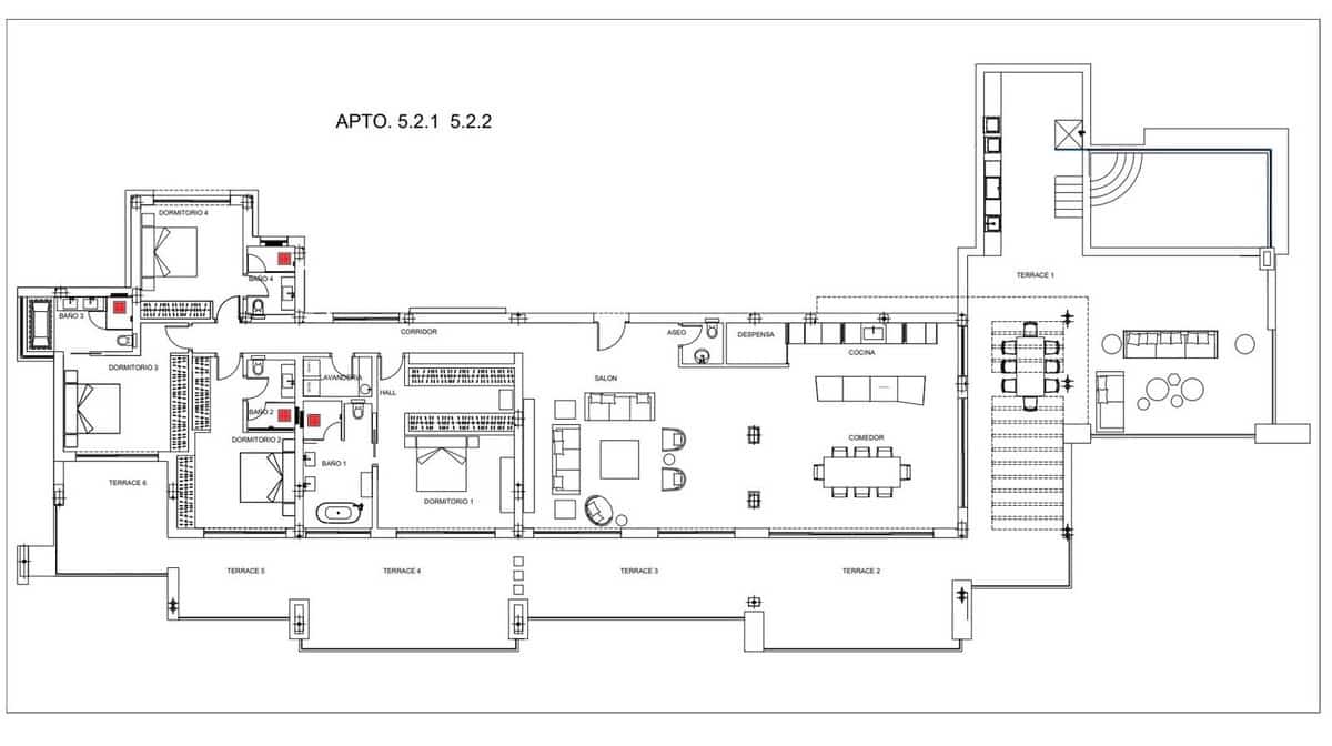 4 bedroom Apartment for sale in Ojen with pool garage - € 2,950,000 (Ref: 9642848)