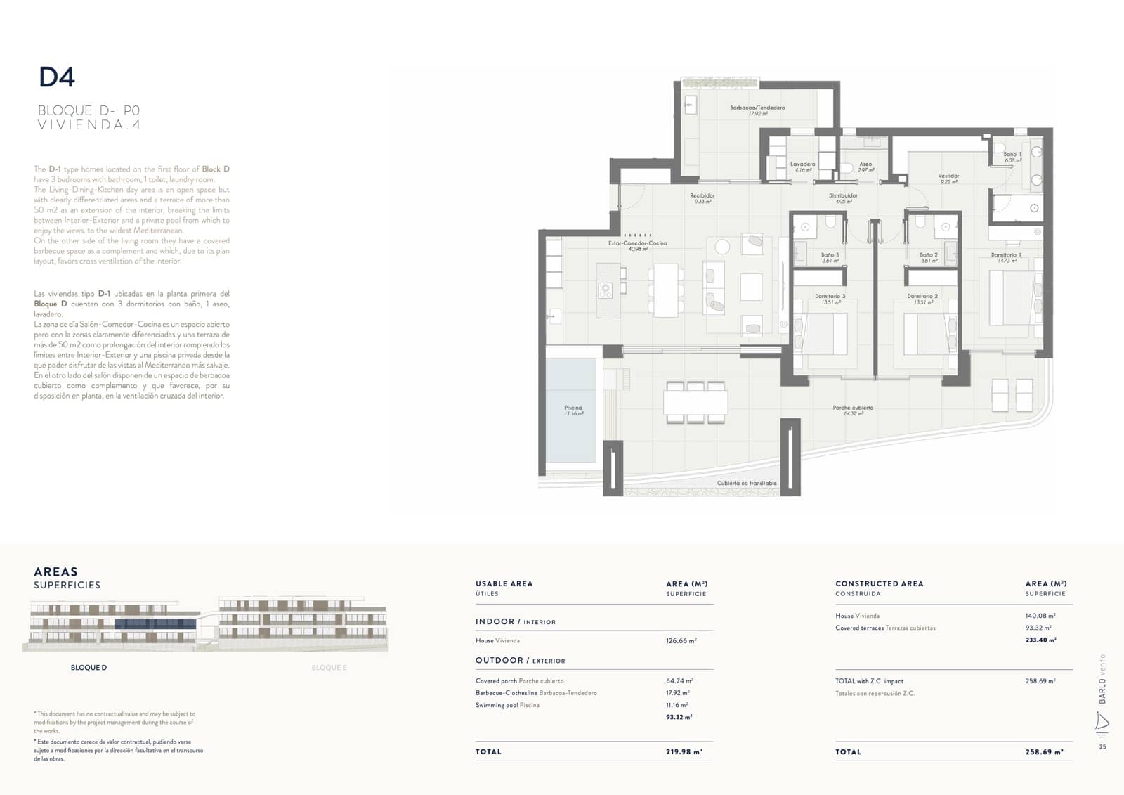 3 bedroom Flat for sale in Benicassim - € 795,000 (Ref: 9009197)