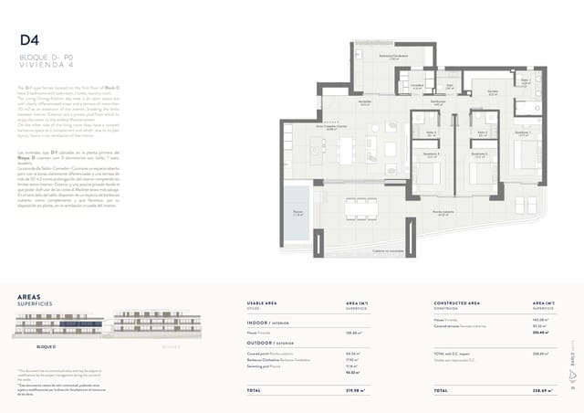 3 sovrum Lägenhet till salu i Benicàssim - 795 000 € (Ref: 9009197)