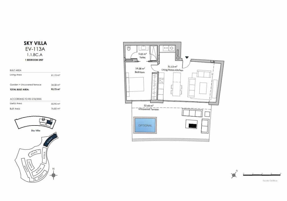 1 slaapkamer Penthouse te koop in Fuengirola met zwembad - € 499.000 (Ref: 9428548)