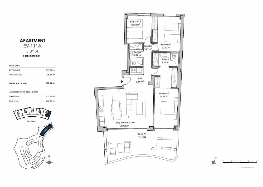 1 slaapkamer Penthouse te koop in Fuengirola met zwembad - € 499.000 (Ref: 9428548)