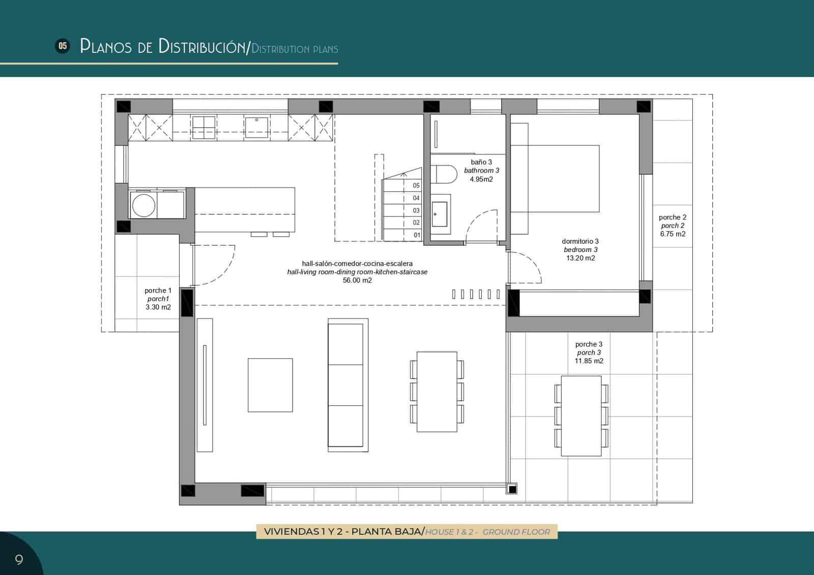 3 bedroom Villa for sale in Finestrat with pool - € 849,000 (Ref: 9428563)