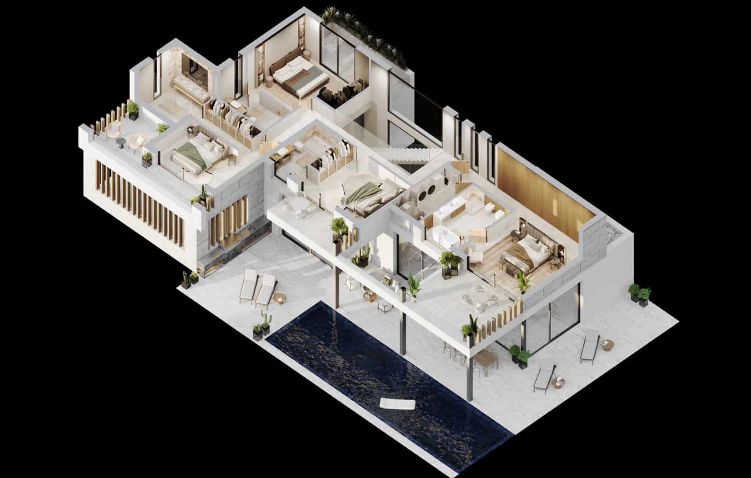 Chalet de 4 habitaciones en Marbella en venta con piscina - 2.550.000 € (Ref: 9431858)