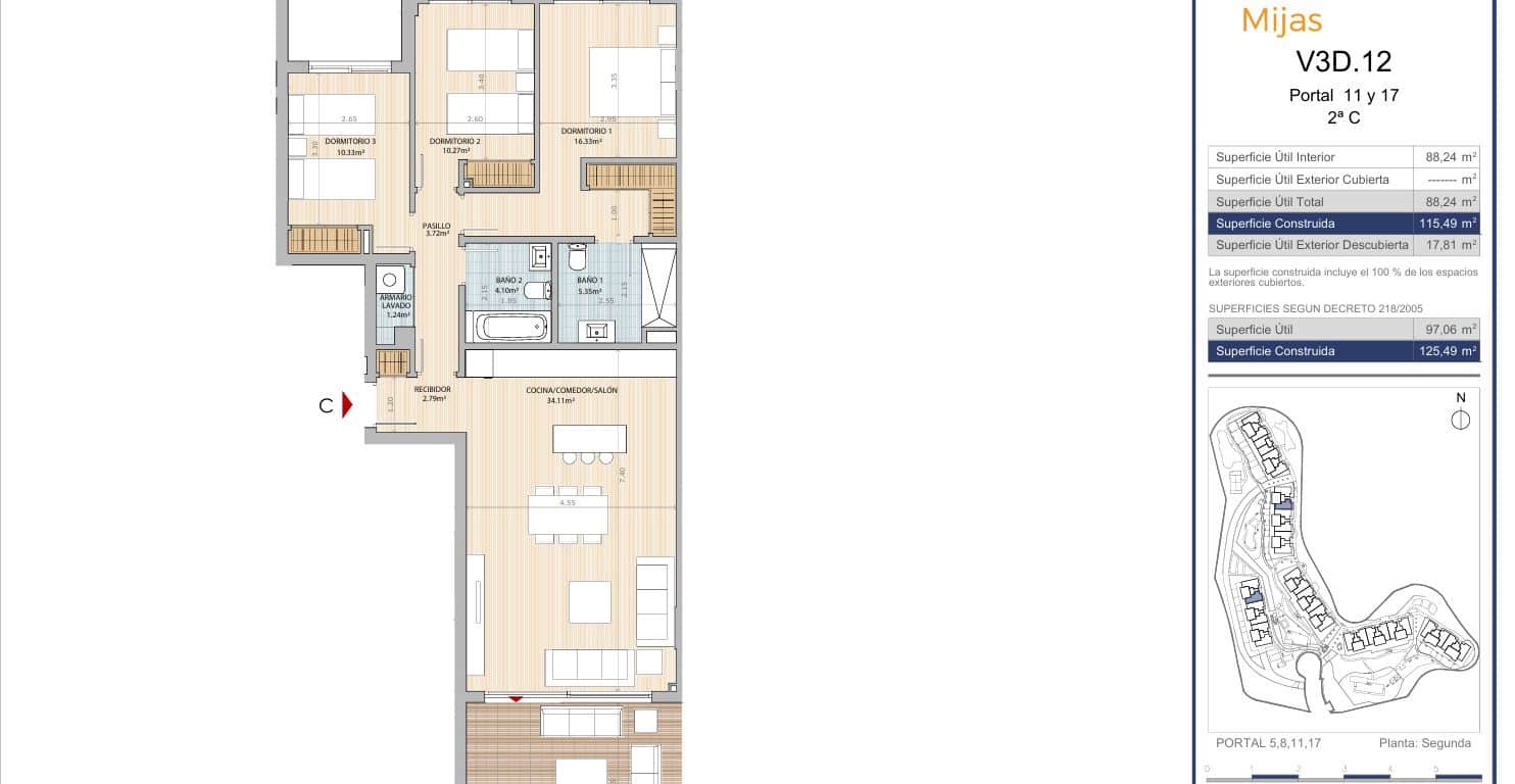 4 slaapkamer Penthouse te koop in Riviera del Sol met zwembad - € 742.600 (Ref: 9431860)