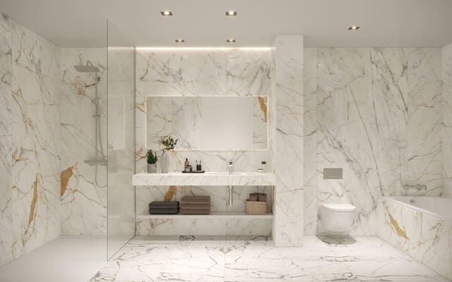 Piso de 3 habitaciones en New Golden Mile, Estepona en venta con piscina - 1.372.710 € (Ref: 9431874)