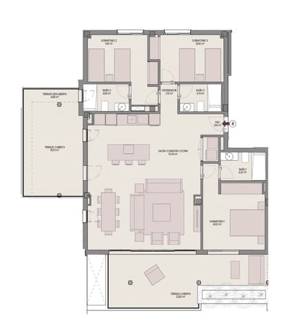 3 quarto Apartamento para venda em Estepona com piscina - 743 000 € (Ref: 9431882)