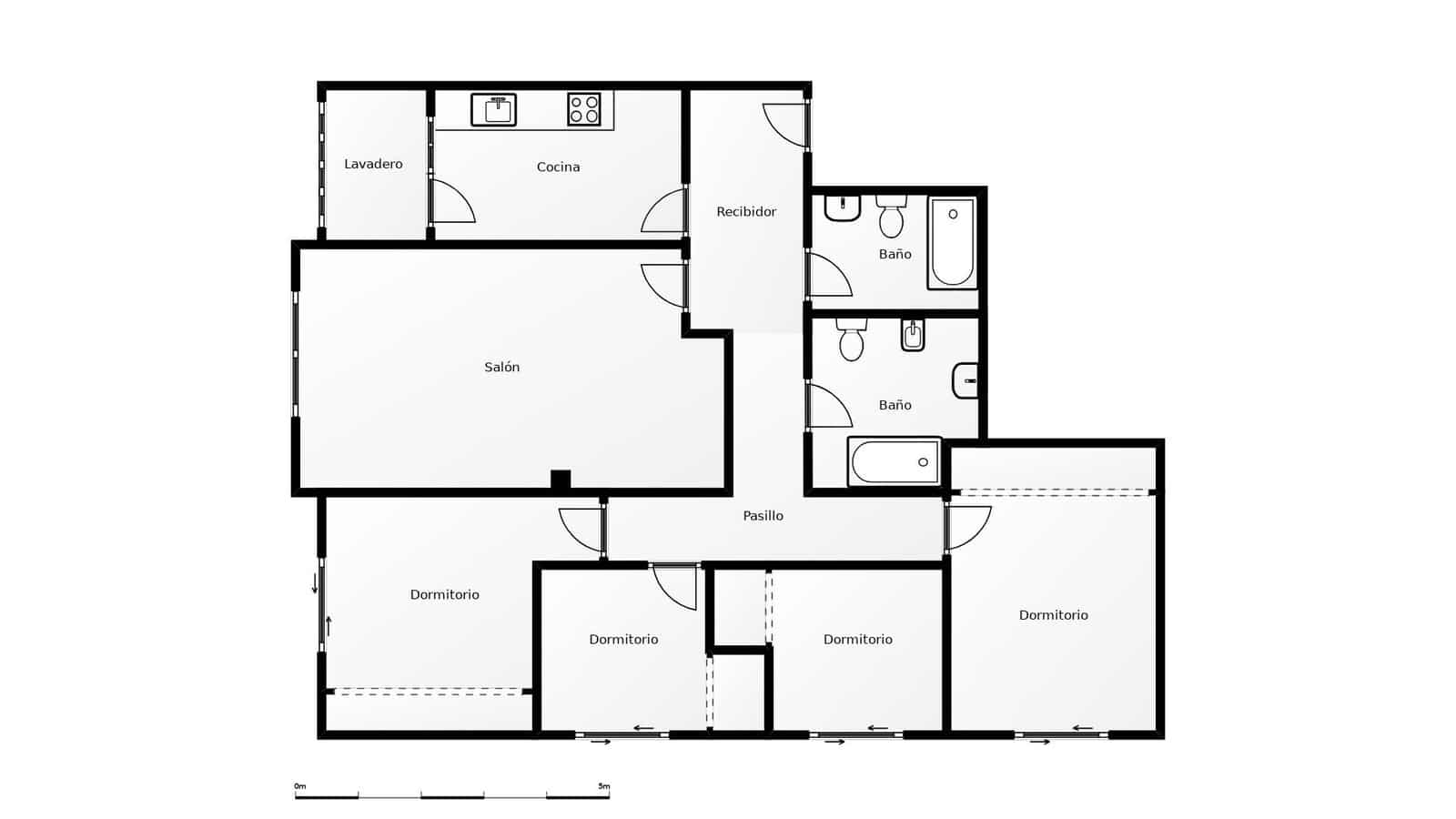 4 camera da letto Appartamento in vendita in Coin - 295.000 € (Rif: 9433638)