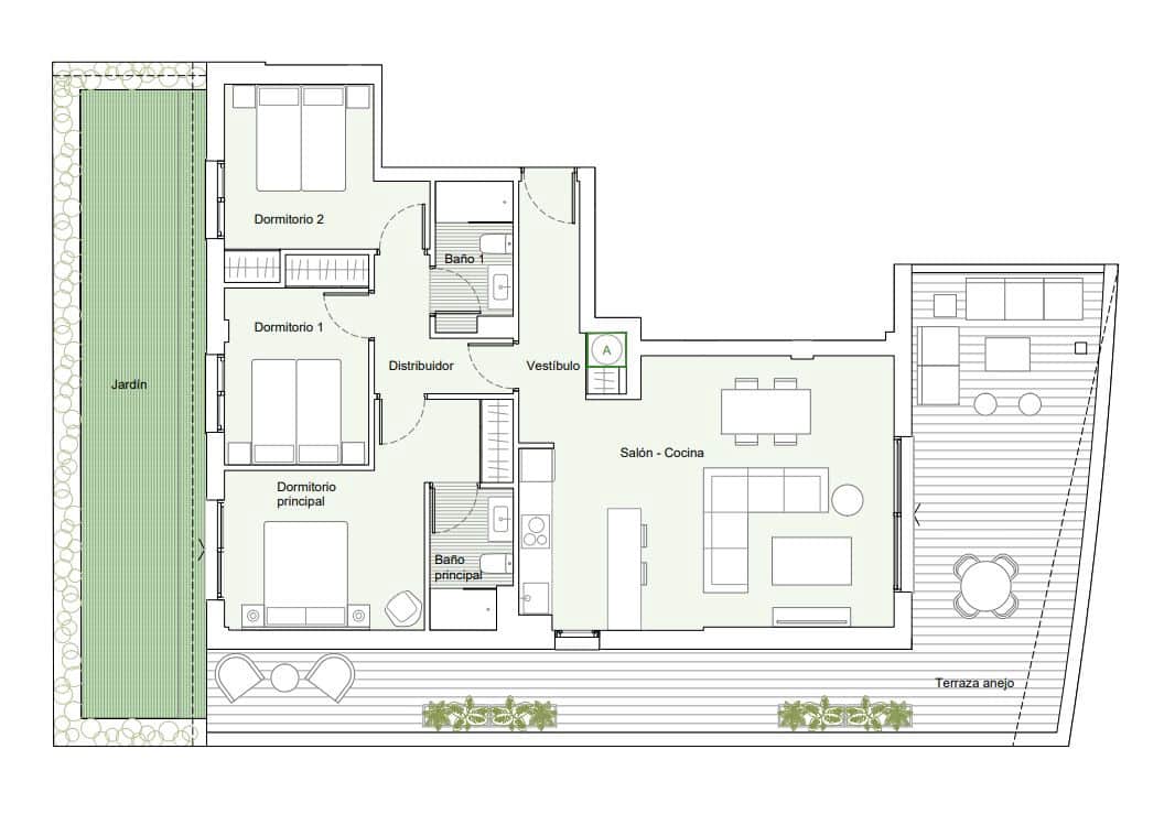 3 quarto Penthouse para venda em Estepona com piscina - 710 000 € (Ref: 9440627)