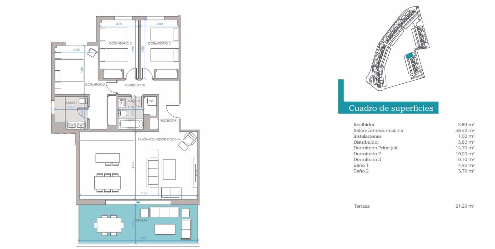 2 Zimmer Wohnung zu verkaufen in Cancelada mit Pool - 443.800 € (Ref: 9440628)