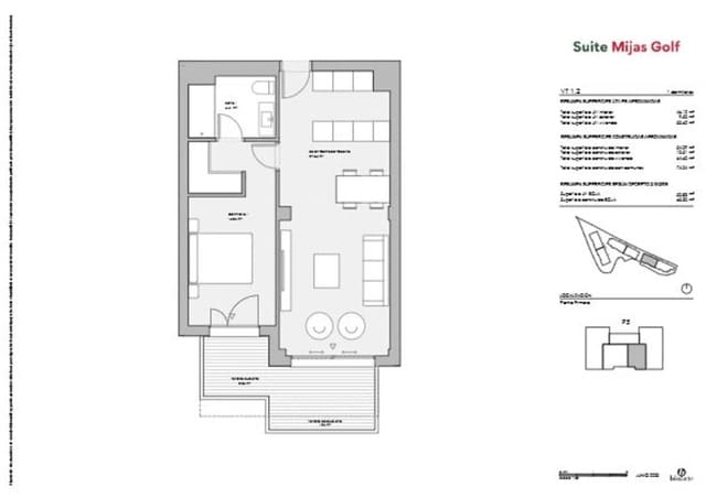 2 sypialnia Mieszkanie na sprzedaż w Mijas z basenem - 335 000 € (Ref: 9452236)