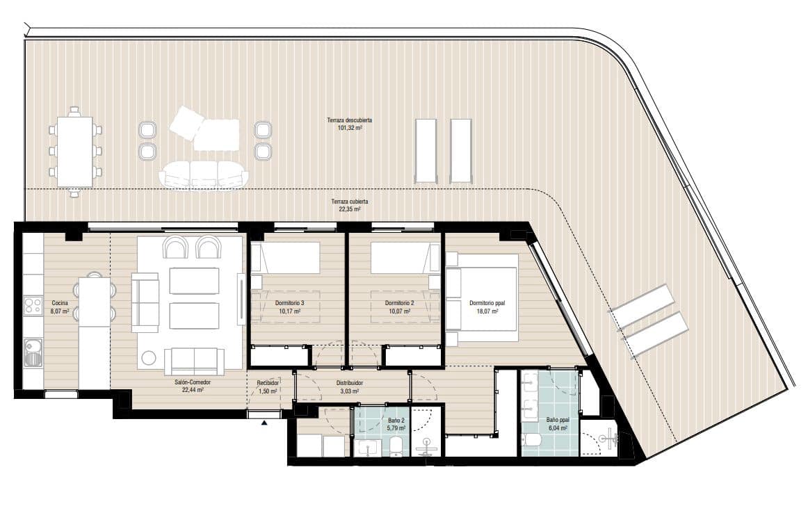 2 sovrum Lägenhet till salu i Marbella med pool - 630 000 € (Ref: 9452801)