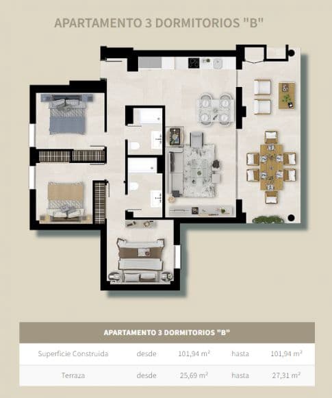 2 quarto Apartamento para venda em Mijas com piscina - 410 000 € (Ref: 9468855)