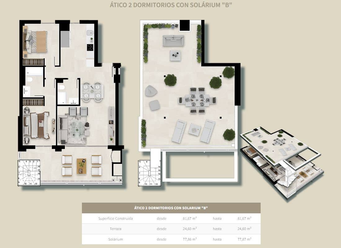 2 quarto Apartamento para venda em Mijas com piscina - 410 000 € (Ref: 9468855)