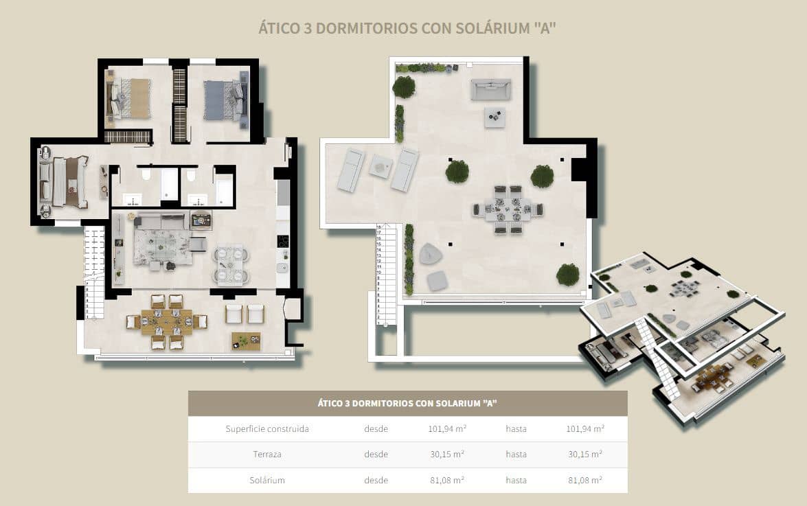 2 bedroom Apartment for sale in Mijas with pool - € 410,000 (Ref: 9468855)