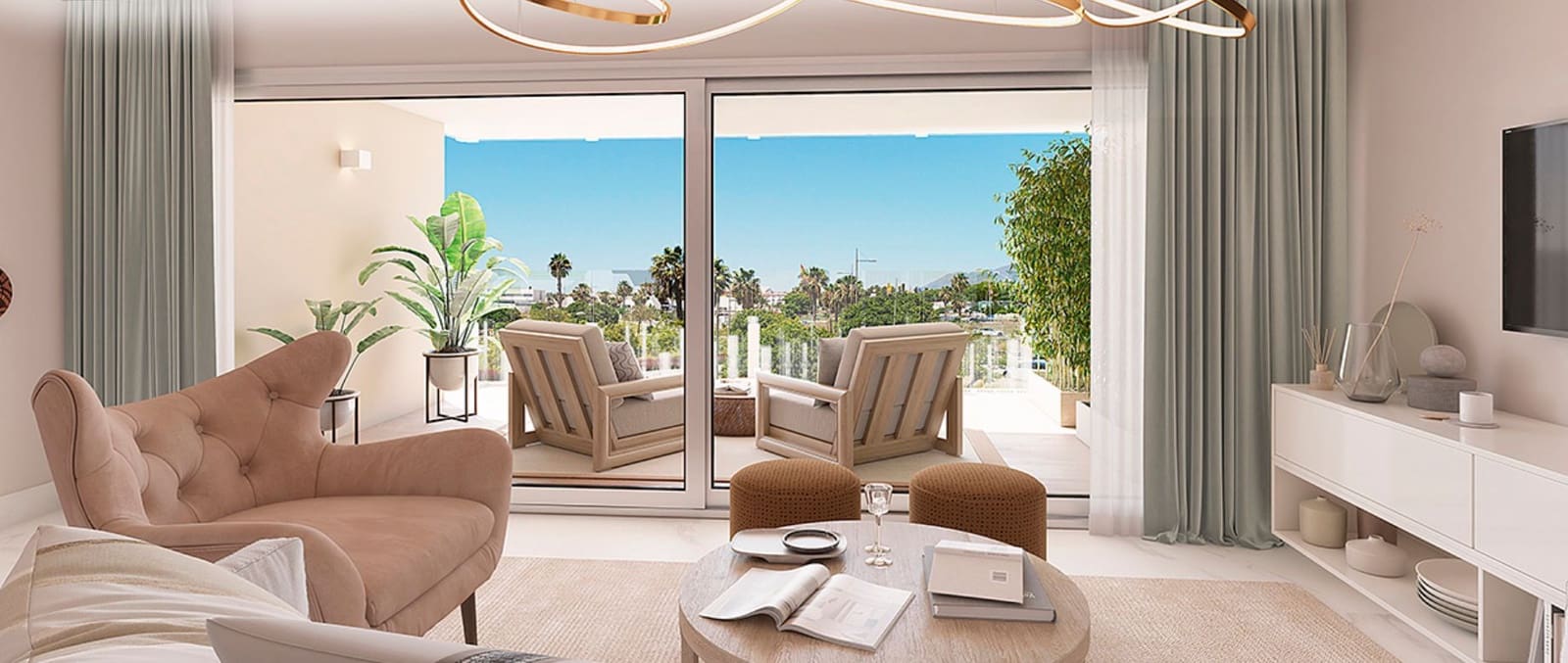 2 quarto Apartamento para venda em Marbella com piscina - 645 000 € (Ref: 9468856)