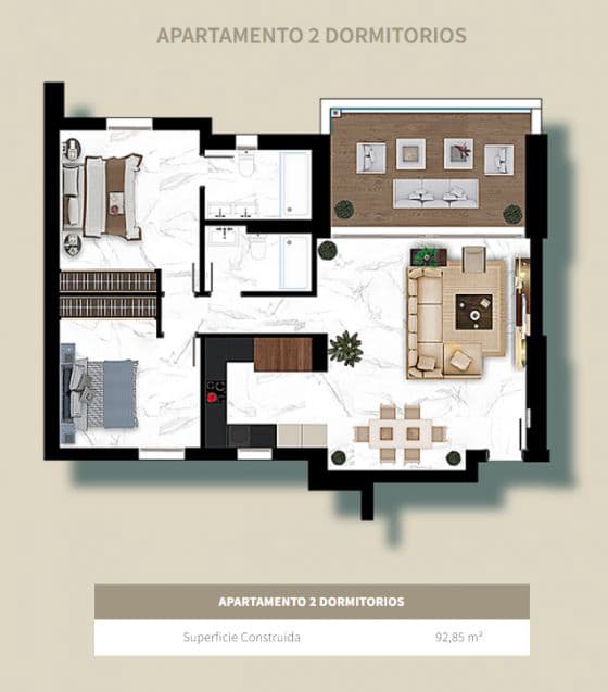 2 bedroom Flat for sale in Marbella with pool - € 645,000 (Ref: 9468856)