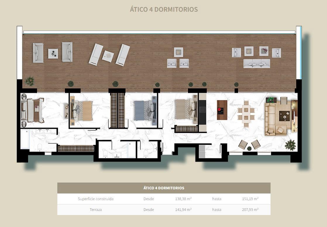 2 bedroom Flat for sale in Marbella with pool - € 645,000 (Ref: 9468856)