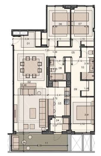 3 makuuhuone Kattohuoneisto myytävänä paikassa Fuengirola - 1 550 000 € (Ref: 9468861)