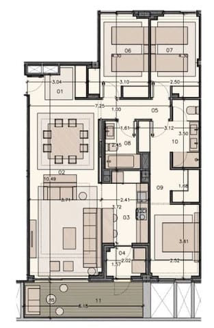 3 makuuhuone Kattohuoneisto myytävänä paikassa Fuengirola - 1 550 000 € (Ref: 9468861)