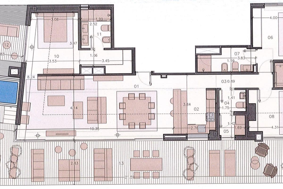 3 sovrum Takvåning till salu i Fuengirola - 1 550 000 € (Ref: 9468861)