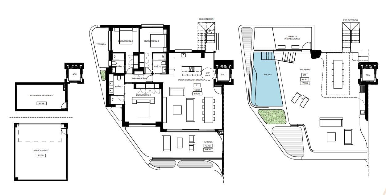 3 sovrum Lägenhet till salu i Marbella med pool - 1 750 000 € (Ref: 9468865)