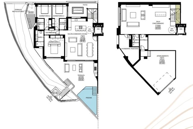 Apartamento de 3 habitaciones en La Reserva, Marbella en venta con piscina - 1.750.000 € (Ref: 9468865)