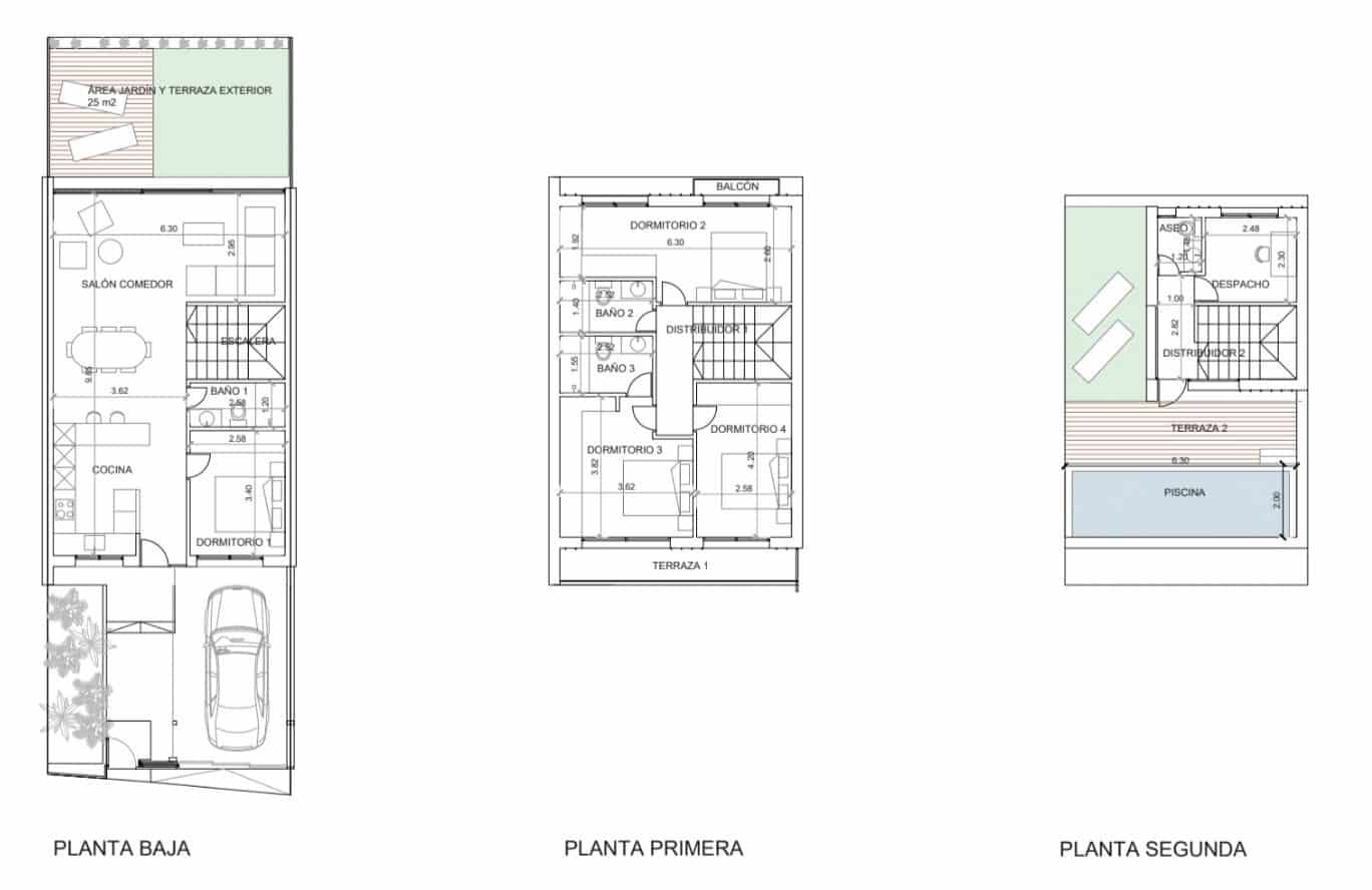4 bedroom Terraced Villa for sale in Estepona with pool - € 730,000 (Ref: 9468876)