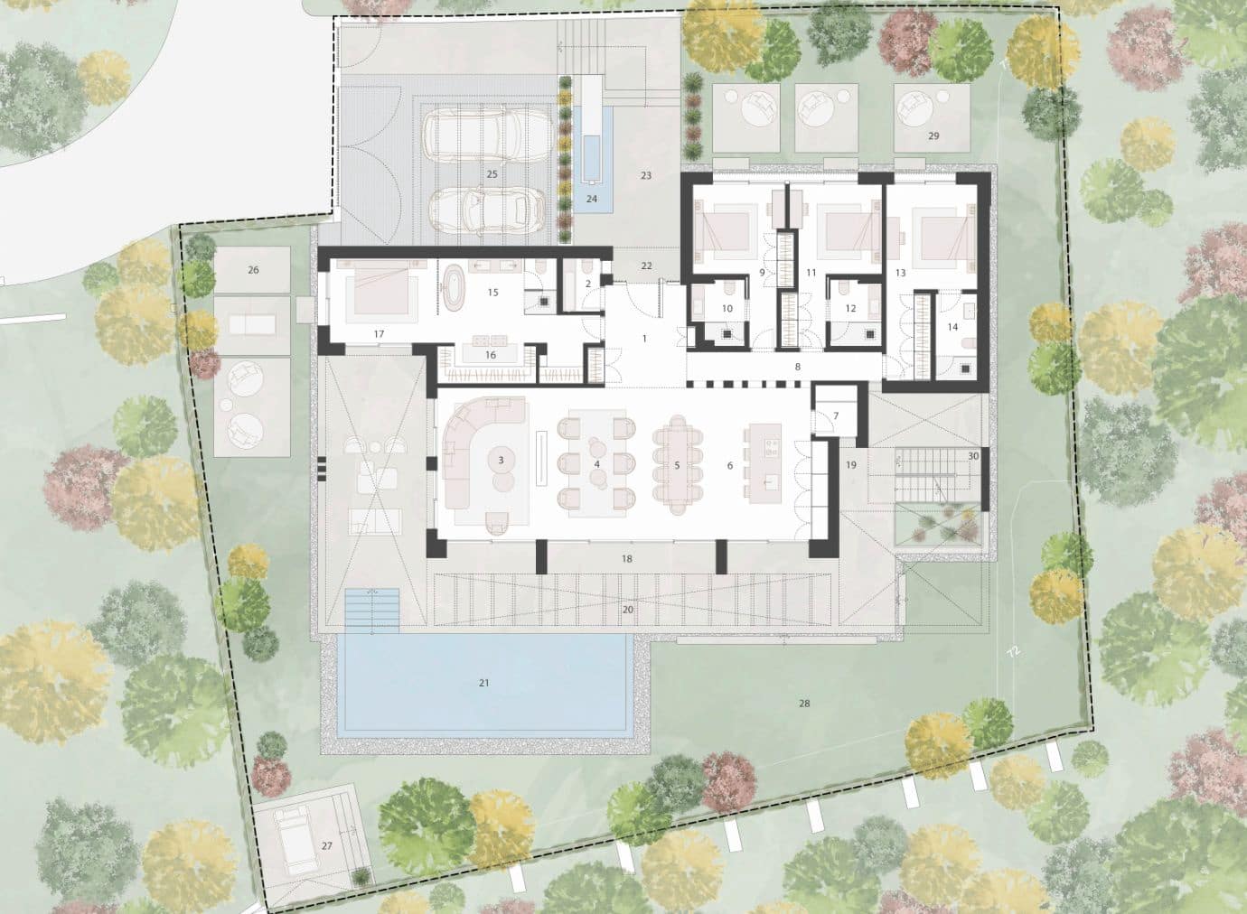 4 sypialnia Willa na sprzedaż w Marbella z basenem - 5 975 000 € (Ref: 9468880)